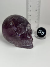 Load image into Gallery viewer, Fluorite • Rainbow Fluorite Skull