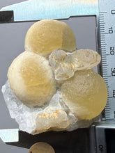 Load image into Gallery viewer, Rare Botryoidal Yellow Fluorite on Quartz Matrix Collector Mineral Specimen – Maharashtra, India