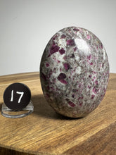 Load image into Gallery viewer, Ruby in Albite Palm Stone from India