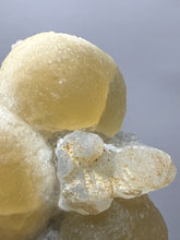 Load image into Gallery viewer, Rare Botryoidal Yellow Fluorite on Quartz Matrix Collector Mineral Specimen – Maharashtra, India