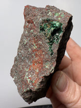 Load image into Gallery viewer, Brochantite Collector Mineral Specimen – Vivid Green Copper Crystals from Morocco