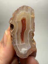 Load image into Gallery viewer, Polished Malawi Agate Half – High-Grade African Banded Agate Display Specimen
