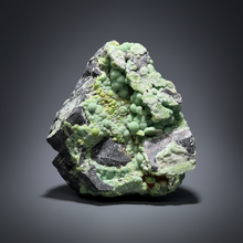 Load image into Gallery viewer, High-Grade Green Wavellite Collectors Specimen - Radiating Botryoidal Crystal Formation - Arkansas, USA