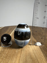 Load image into Gallery viewer, Lingam - Blue Opal with Chalcedony from India