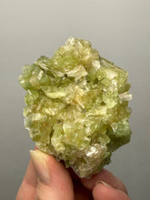 Load image into Gallery viewer, High-Grade Green Heulandite on Peach Stilbite Crystal Cluster | Deccan Traps, Maharashtra, India | Collector Mineral Specimen