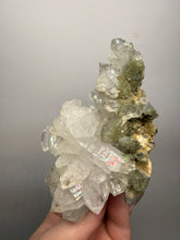 Load image into Gallery viewer, Chlorite-Included Quartz Cluster (Green Phantom Quartz) – Pakistan Mineral Specimen