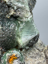 Load image into Gallery viewer, High-Grade Green Wavellite Collectors Specimen - Radiating Botryoidal Crystal Formation - Arkansas, USA