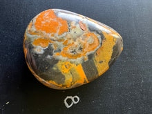 Load image into Gallery viewer, Bumblebee Jasper Agate Palm Stone from West Java, Indonesia • AAA High Grade