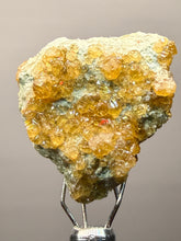 Load image into Gallery viewer, Hessonite Garnet Cluster on Matrix – Natural Collector Specimen from Pakistan | High-Grade Orange-Red Garnet Crystals