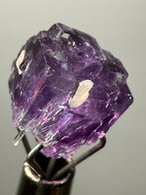 Load image into Gallery viewer, Rhodochrosite + Quartz on Purple Isometric Fluorite (Thumbnail Specimen) | Wutong Mine, China