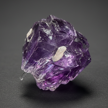 Load image into Gallery viewer, Rhodochrosite + Quartz on Purple Isometric Fluorite (Thumbnail Specimen) | Wutong Mine, China