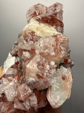 Load image into Gallery viewer, Rare Red + Green Apophyllite Crystal Cluster – High Grade Collector Mineral Specimen | India