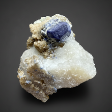 Load image into Gallery viewer, Afghan Lazurite Specimen | Deep Blue Lapis-Grade Crystal on Matrix | Collector Display Mineral