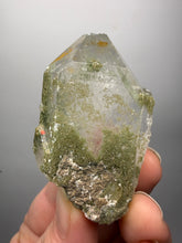 Load image into Gallery viewer, Chlorite-Included Faden Quartz Cluster (Green Phantom Quartz) | Pakistan Mineral Specimen