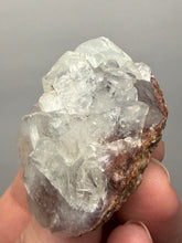 Load image into Gallery viewer, Lustrous Apophyllite over Red Heulandite (Zeolite Pocket) — Deccan Traps, Maharashtra, India