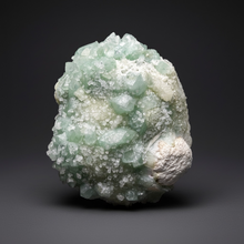 Load image into Gallery viewer, Luminous Mint Apophyllite with Glittering Druzy Sugar Quartz – India