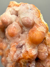 Load image into Gallery viewer, “Goblin Chalcedony” Pink & Orange Druzy Botryoidal Stalactites— Tichka Massif, High Atlas, Morocco