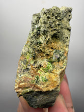 Load image into Gallery viewer, Gemmy Green Garnet on Matrix – Pakistan Collector Specimen