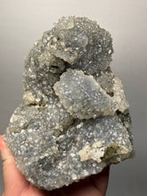 Load image into Gallery viewer, BIG Druzy Chalcedony Stalactite with Druzy Clear Apophyllite | Maharashtra, India