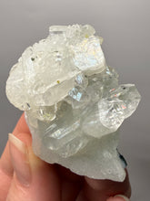 Load image into Gallery viewer, Gemmy Clear Apophyllite on Botryoidal Druzy Chalcedony | Zeolite Mineral Specimen | Maharashtra, India