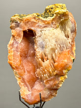 Load image into Gallery viewer, “Goblin Chalcedony” Pink & Orange Druzy Botryoidal Stalactites— Tichka Massif, High Atlas, Morocco