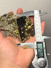 Load image into Gallery viewer, 4” New Find: Huanzala Mine Peru Sphalerite + Chalcopyrite + Apatite + Calcite + Quartz | Collector Display Specimen