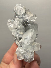Load image into Gallery viewer, Druzy Chalcedony Stalactites with Druzy Clear Apophyllite | Maharashtra, India