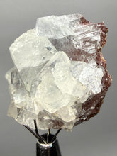 Load image into Gallery viewer, Lustrous Apophyllite over Red Heulandite (Zeolite Pocket) — Deccan Traps, Maharashtra, India