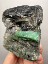 Load image into Gallery viewer, Emerald Variety Green Beryl on Matrix | Northern Bahia, Brazil | Collector Mineral Display Specimen