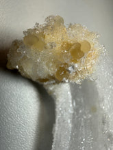 Load image into Gallery viewer, RARE COMBO Moroccan Ram’s Horn Selenite (Gypsum) with Yellow Botryoidal Fluorite Display Specimen