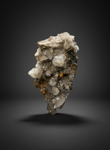 Load image into Gallery viewer, Silvery Bladed “Rose” Calcite Cluster – Yaogangxian Mine, Hunan, China