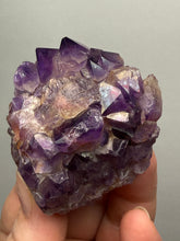 Load image into Gallery viewer, Premium Hematite-Phantom Deep Magenta Ametrine Cluster | Deccan Traps, India | Collector Mineral Specimen