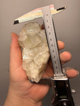 Load image into Gallery viewer, High-Grade Light Green Apophyllite on Pink Stilbite Zeolite | Indian Collector Mineral Specimen