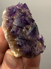 Load image into Gallery viewer, Premium Hematite-Phantom Deep Magenta Ametrine Cluster | Deccan Traps, India | Collector Mineral Specimen