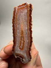 Load image into Gallery viewer, High-Grade Indonesian Sumatra Agate Pair – Vibrant Banded Chalcedony with Rich Color Zoning | Ethical Lapidary & Collector Display Specimens