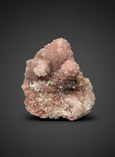 Load image into Gallery viewer, Druzy Red Stilbite Crystal Cluster on Stalactites from India | Collector Mineral Specimen