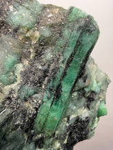 Load image into Gallery viewer, Emerald Variety Green Beryl on Matrix | Northern Bahia, Brazil | Collector Mineral Display Specimen