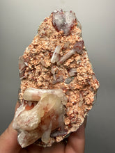 Load image into Gallery viewer, Rare Red Druzy Apophyllite with Red Stilbite Cluster | India | Collector Mineral Specimen