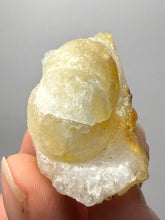 Load image into Gallery viewer, Rare Botryoidal Yellow Fluorite on Quartz Matrix Collector Mineral Specimen – Maharashtra, India