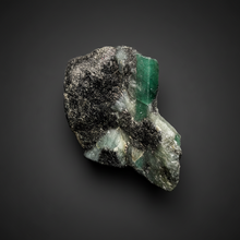 Load image into Gallery viewer, Emerald Variety Green Beryl on Matrix | Northern Bahia, Brazil | Collector Mineral Display Specimen