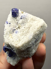 Load image into Gallery viewer, Afghan Lazurite Specimen | Deep Blue Lapis-Grade Crystal on Matrix | Collector Display Mineral