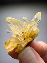 Load image into Gallery viewer, High Grade Golden Iron-Stained Himalayan Quartz Cluster | Rare Pakistan Mineral Specimen | Collector Display Crystal
