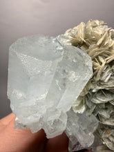 Load image into Gallery viewer, Premium Aquamarine with Mica on Matrix Collector Mineral Specimen – Nagar Valley, Pakistan