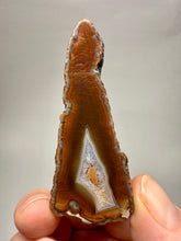 Load image into Gallery viewer, RARE POLEHEDROID Indonesian Sumatra Agate Pair – Vibrant Banded Chalcedony with Rich Color Zoning | Ethical Lapidary & Collector Display Specimens