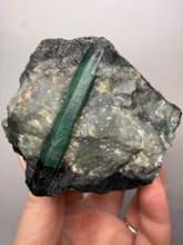 Load image into Gallery viewer, Emerald Variety Green Beryl on Matrix | Northern Bahia, Brazil | Collector Mineral Display Specimen