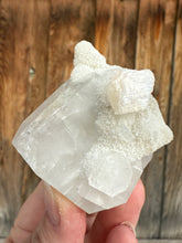 Load image into Gallery viewer, Twinned Apophyllite + Pearl Heulandite • Maharashtra, India