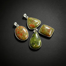 Load image into Gallery viewer, PENDANT | Unakite | 925 Silver Plated