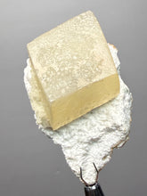 Load image into Gallery viewer, Rare Druzy Golden “Diamond” Calcite on Zeolite Matrix — Maharashtra, India | Collector Cabinet Specimen