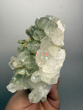 Load image into Gallery viewer, Chlorite-Included Quartz Cluster (Green Phantom Quartz) – Pakistan Mineral Specimen