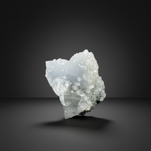Load image into Gallery viewer, Druzy Chalcedony Stalactite with Druzy Clear Apophyllite & Optical Calcite | Maharashtra, India